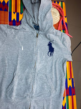 Load image into Gallery viewer, Grey Solid Hooded Sweatshirt