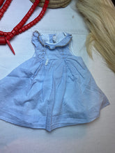 Load image into Gallery viewer, Spanish designer Blue cotton dress