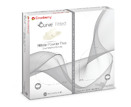 Cranberry Curve Powder Free Nitrile Gloves PLEASE CALL TO ORDER