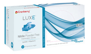 Cranberry Soft and luxurious. LUXE nitrile powder free gloves PLEASE CALL TO ORDER