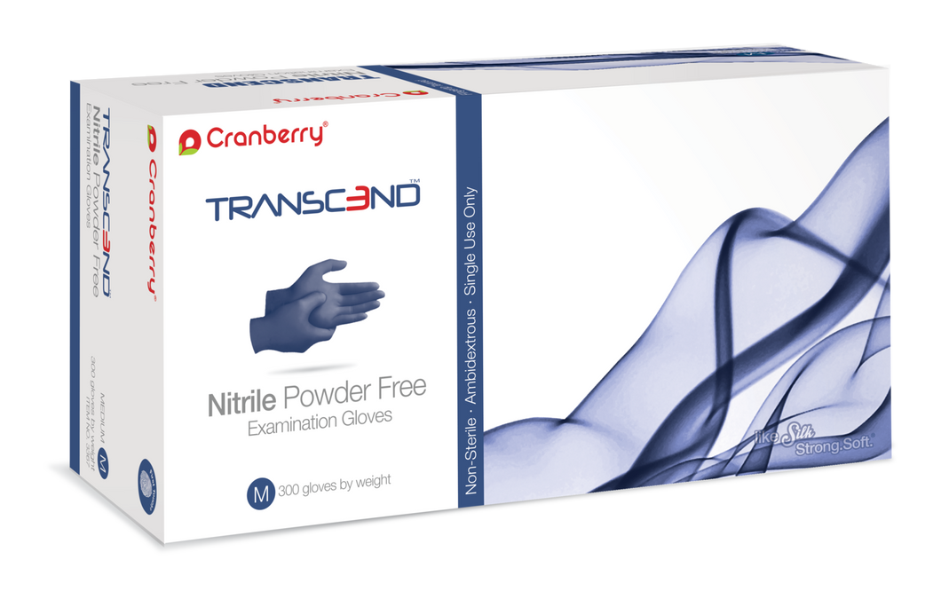 Cranberry Transcend Powder Free Nitrile Gloves PLEASE CALL TO ORDER