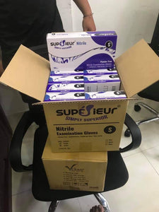 Simply Superieur Nitrile Examination Gloves (Powder-Free) (100pcs per box) PLEASE CALL TO ORDER