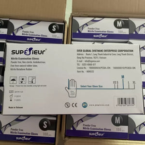 Simply Superieur Nitrile Examination Gloves (Powder-Free) (100pcs per box) PLEASE CALL TO ORDER