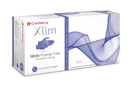 Cranberry Xlim Powder Free Nitrile Gloves PLEASE CALL TO ORDER