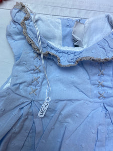 Spanish designer Blue cotton dress
