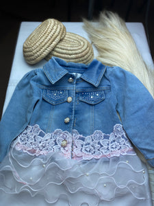 Denim Top-Skirt