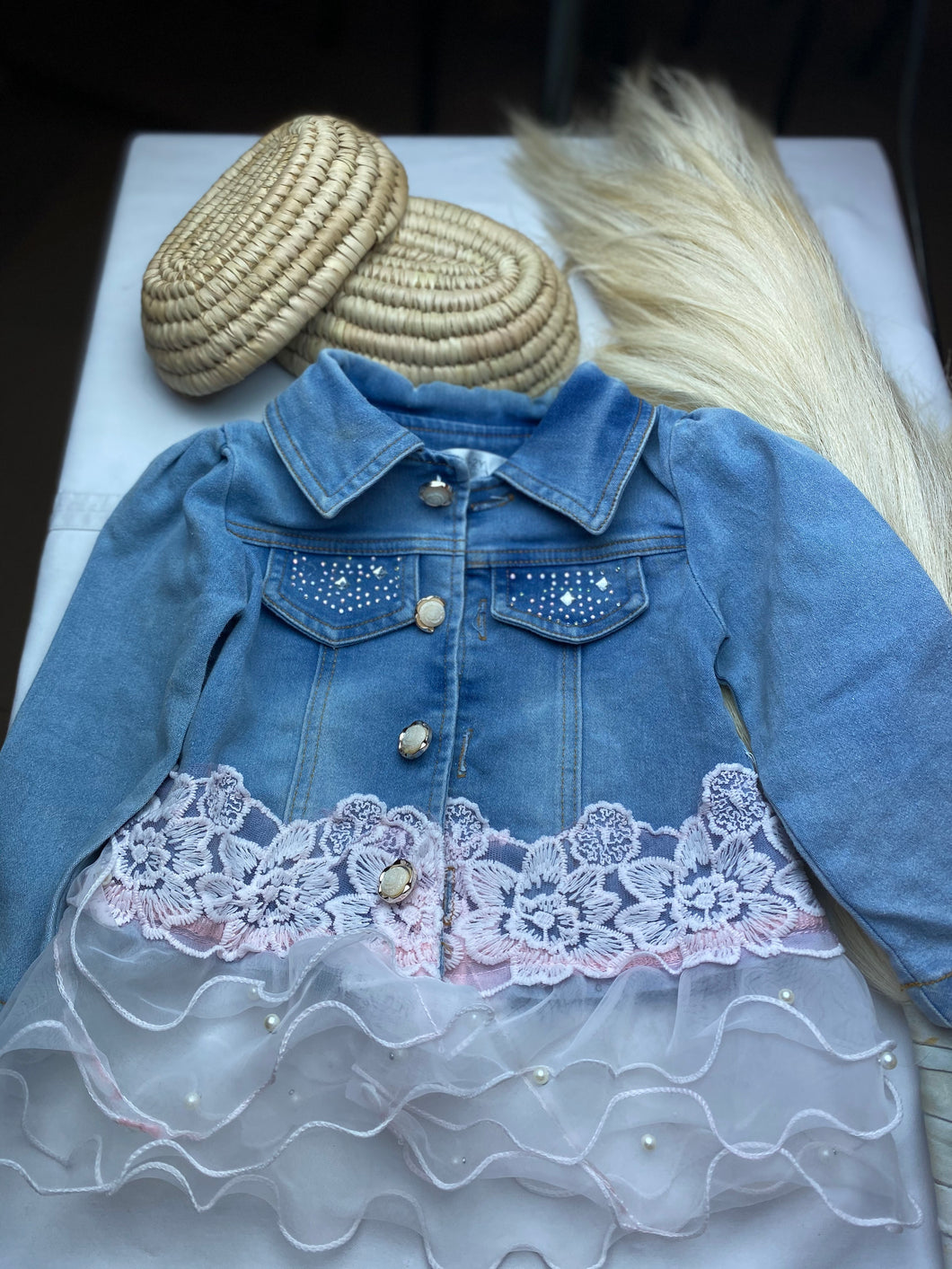 Denim Top-Skirt