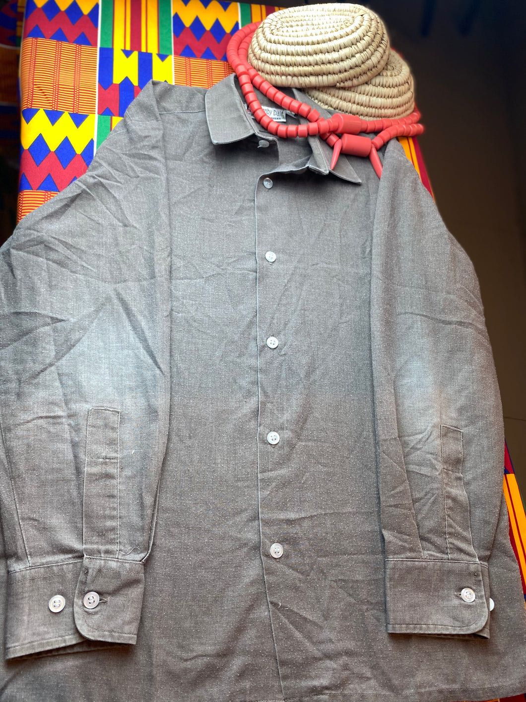 Men Grey  Casual Shirt